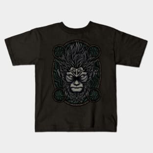 King Monkey back print Kids T-Shirt